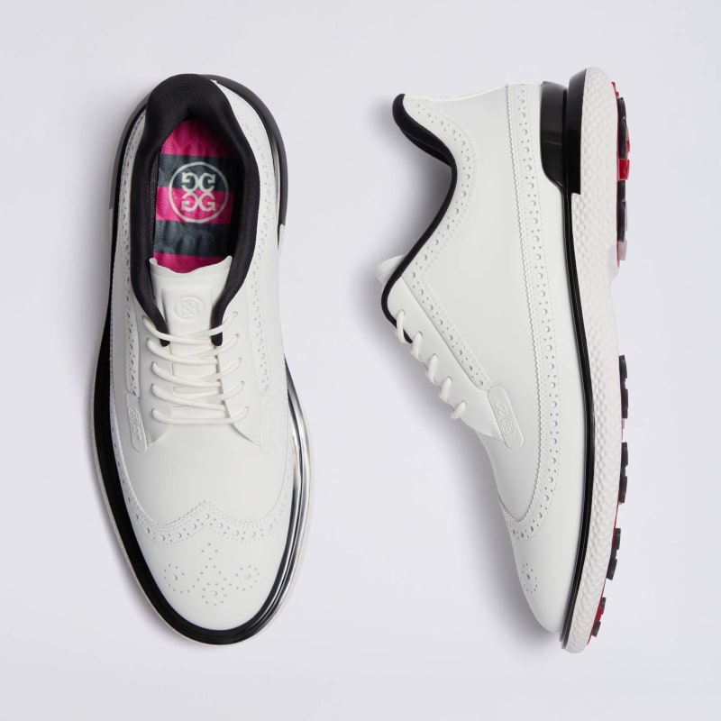 G/FORE Gallivan2R Longwing Men’s Spikeless Golf Shoes – Snow / Onyx