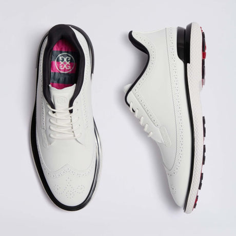G/FORE Gallivan2R Longwing Men’s Spikeless Golf Shoes – Snow / Onyx