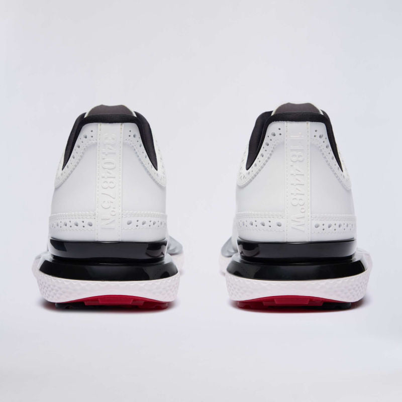 G/FORE Gallivan2R Longwing Men’s Spikeless Golf Shoes – Snow / Onyx – Image 5