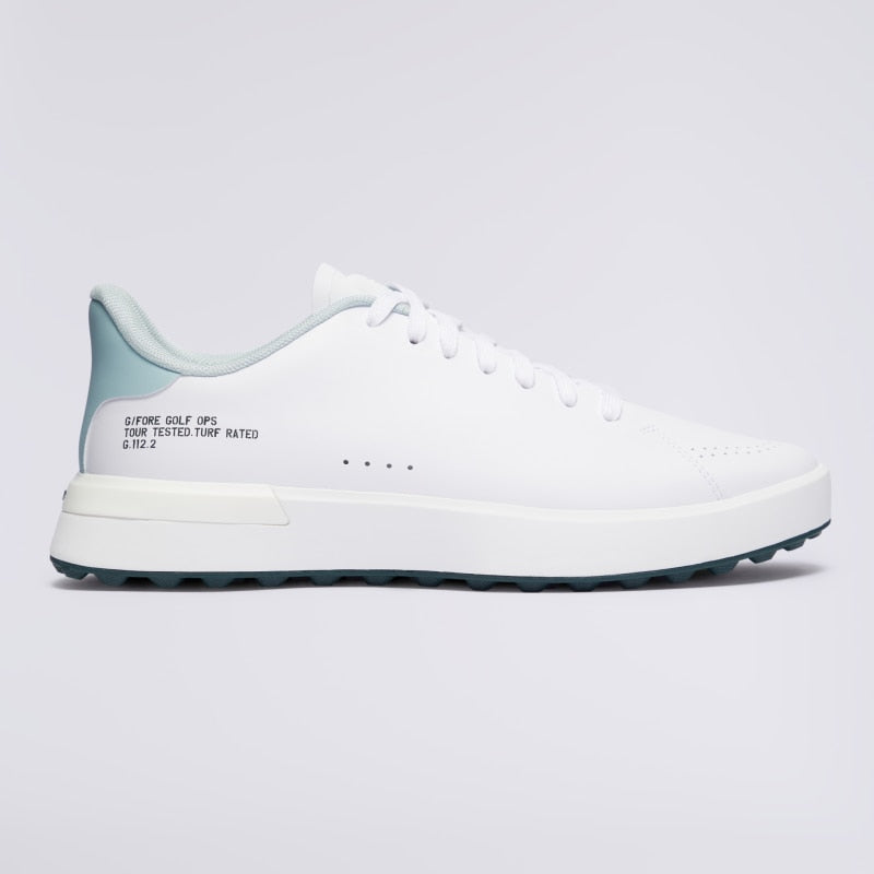 G/FORE G.112 Men’s Spikeless Golf Shoes – Snow / Light Sage – Image 3