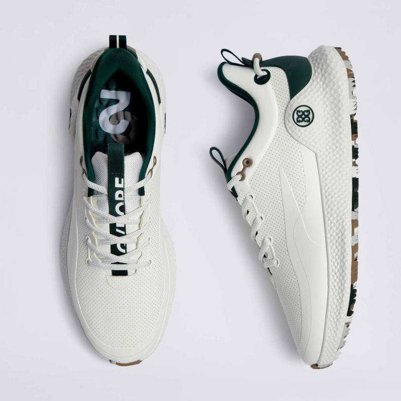 G/FORE MG4+ O2 Perforated Men’s Spikeless Golf Shoes – Snow / Pine