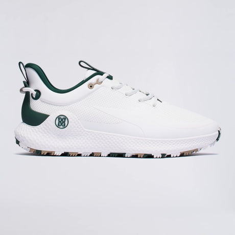 G/FORE MG4+ O2 Perforated Men’s Spikeless Golf Shoes – Snow / Pine – Image 3