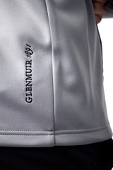 GLENMUIR Arden Full Zip Thermal Chevron Performance Golf Jacket - Men's - Mid Grey Marl