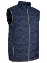 Load image into Gallery viewer, GLENMUIR Bute Zip Front Padded Golf Gilet - Mens - Navy Camo
