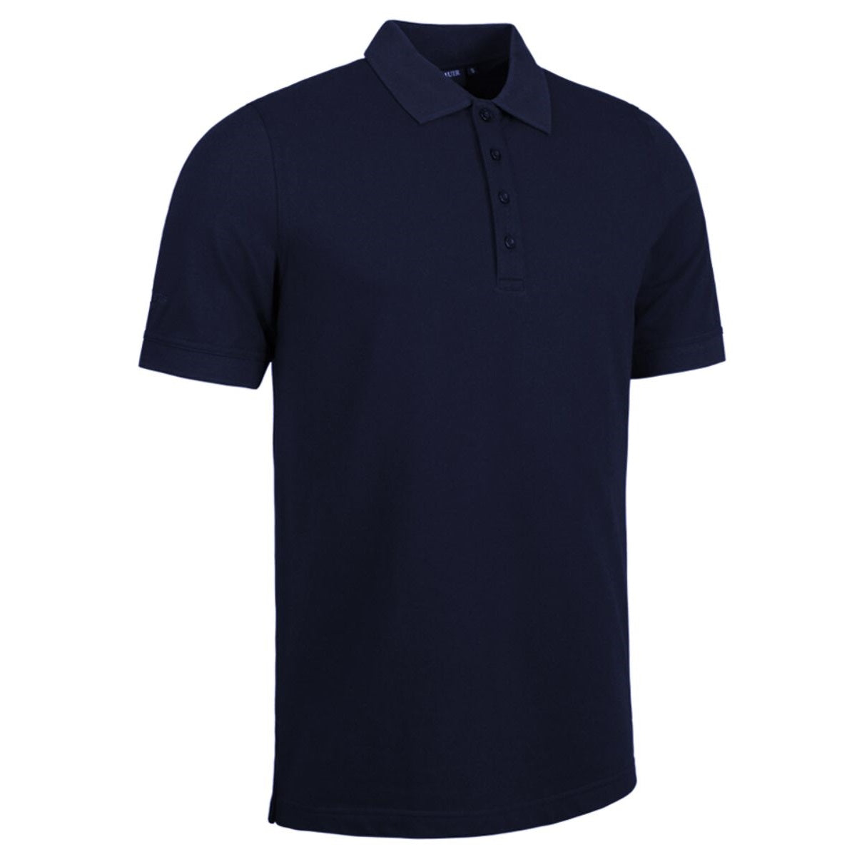 GLENMUIR Kinloch Cotton Pique Polo Shirt - Mens - Navy