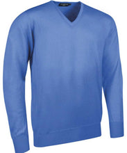 Load image into Gallery viewer, Glenmuir Men&#39;s Wilkie V Neck Fine Merino Sweater - Tahiti Marl
