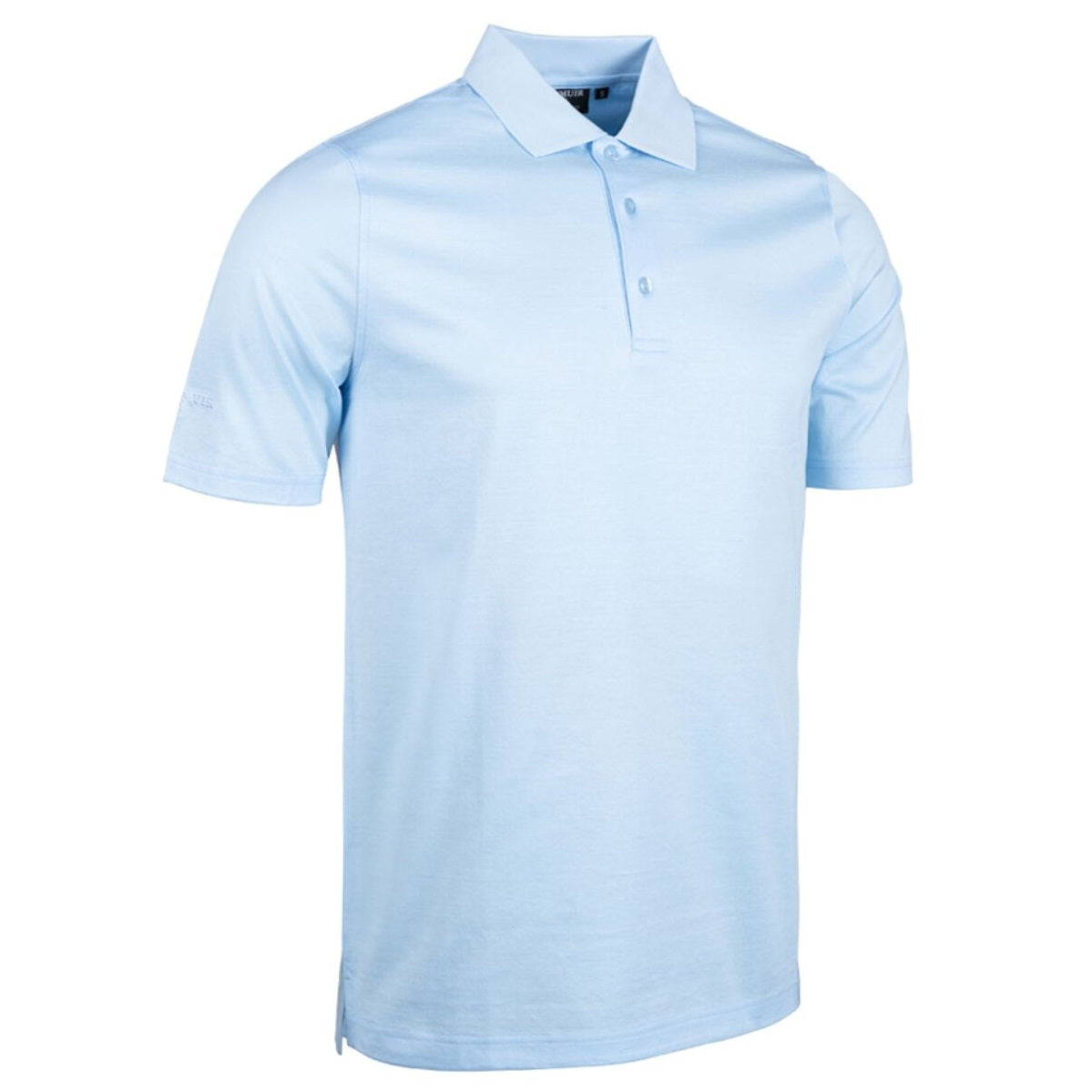 GLENMUIR Tarth Mercerised Cotton Polo Shirt - Mens - Paradise