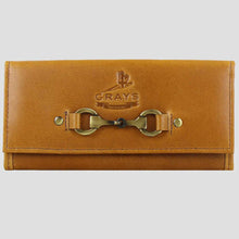 Load image into Gallery viewer, GRAYS Lily Snaffle Leather Purse - Women&#39;s - Antique Tan
