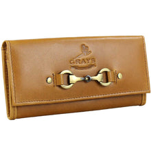 Load image into Gallery viewer, GRAYS Lily Snaffle Leather Purse - Women&#39;s - Antique Tan
