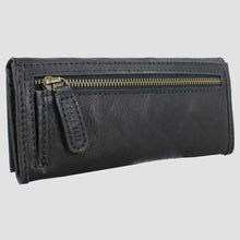 Load image into Gallery viewer, GRAYS Lily Snaffle Leather Purse - Women&#39;s - Black
