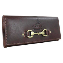 Load image into Gallery viewer, GRAYS Lily Snaffle Leather Purse - Women&#39;s - Brown
