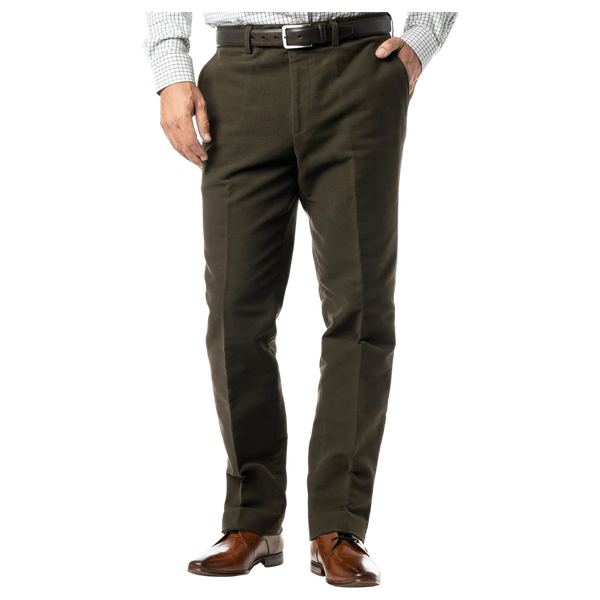 GURTEEN Epsom Moleskin Trousers - Olive – A Farley Country GURTEEN Epsom Moleskin Trousers - Olive – A Farley Country