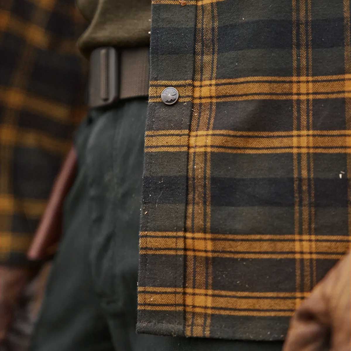 HARKILA Aivak Soft Brushed Shirt - Mens - Buckthorn Brown