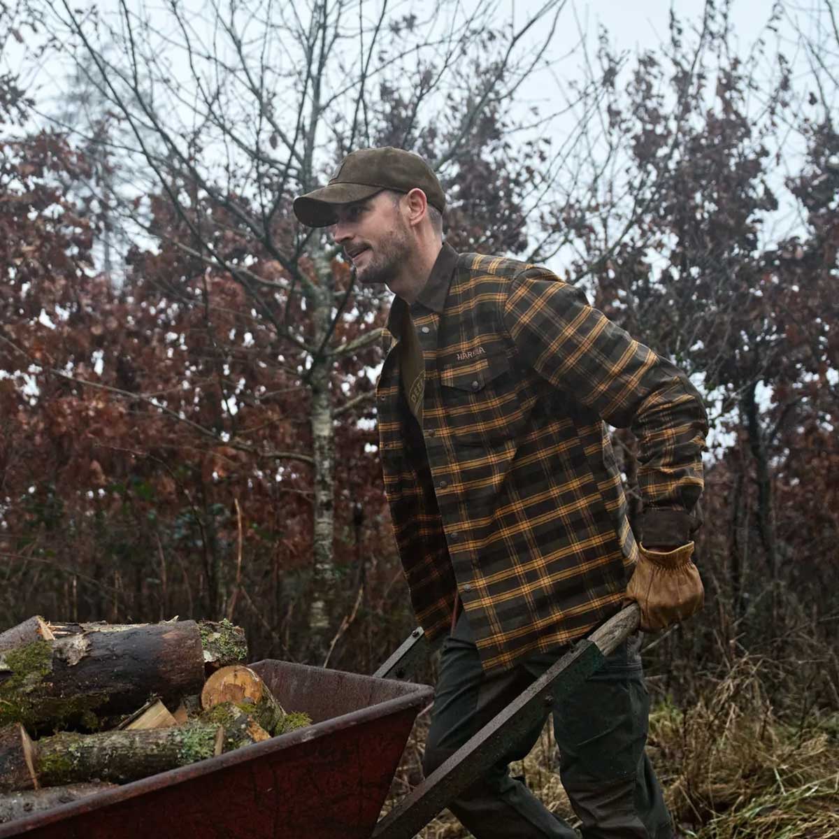 HARKILA Aivak Soft Brushed Shirt - Mens - Buckthorn Brown