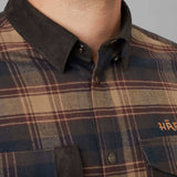 HARKILA Aivak Soft Brushed Shirt - Mens - Burgundy