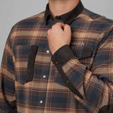 HARKILA Aivak Soft Brushed Shirt - Mens - Burgundy