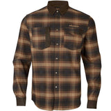 HARKILA Aivak Soft Brushed Shirt - Mens - Burgundy