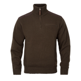 HARKILA Annaboda WSP Knit Half Zip - Mens - Demitasse Brown