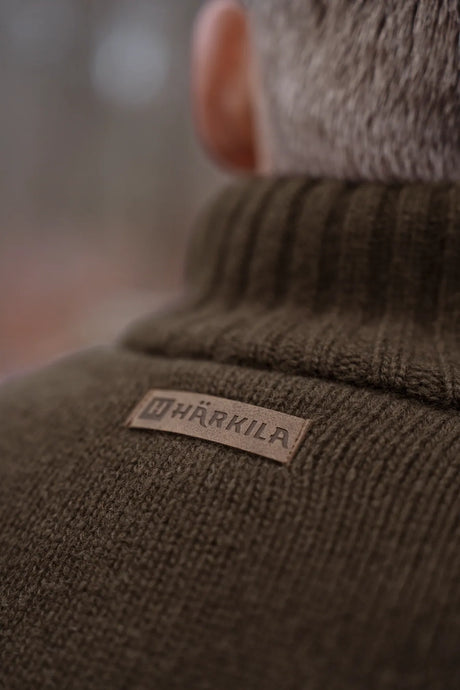 HARKILA Annaboda WSP Knit Half Zip - Mens - Demitasse Brown
