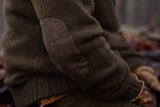 HARKILA Annaboda WSP Knit Half Zip - Mens - Demitasse Brown
