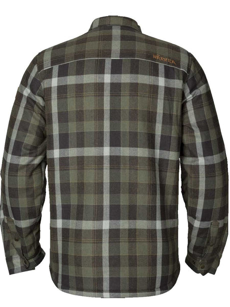 HARKILA Asmund Insulated Wool Shirt Jacket - Mens - Willow Green/Phantom Harkila