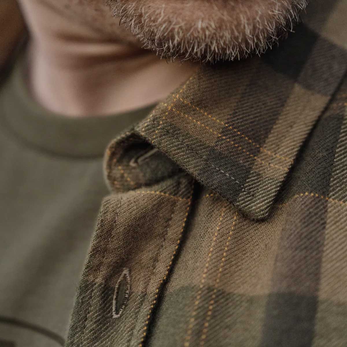 HARKILA Asmund Long Sleeved Shirt - Mens - Beech Green Check