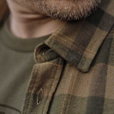 HARKILA Asmund Long Sleeved Shirt - Mens - Beech Green Check