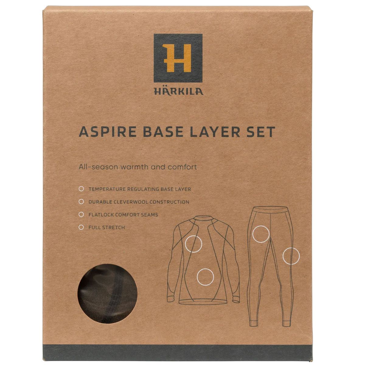 HARKILA Aspire Base Layer Set - Mens - Shadow Brown