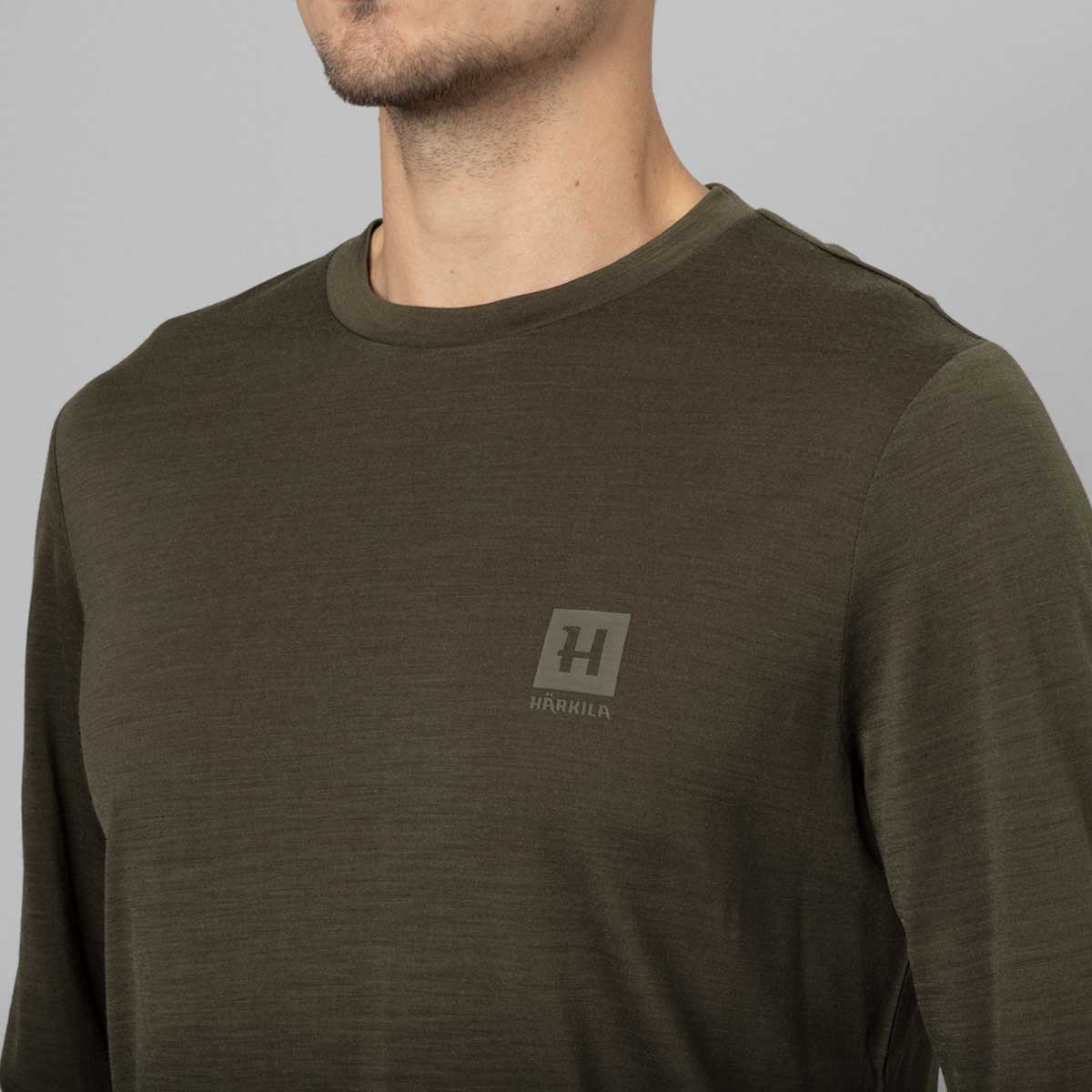 HARKILA Base All Season Long Sleeve T-Shirt - Mens - Willow Green