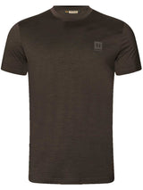HARKILA Base All Season Short Sleeve T-Shirt - Mens - Shadow Brown