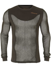 Load image into Gallery viewer, HARKILA Base Mesh Crew Neck - Mens - Shadow Brown
