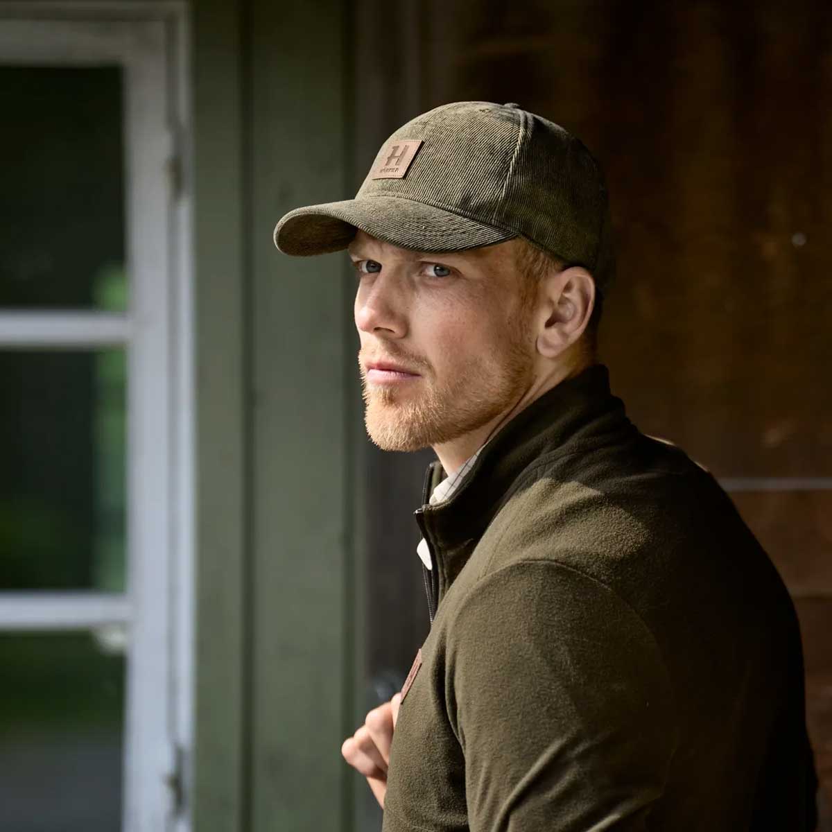 HARKILA Corduroy Cap - Grape Leaf