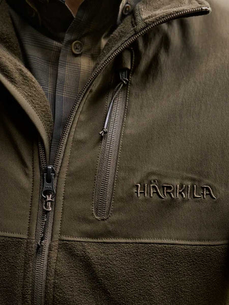 HARKILA Fjell Fleece Waistcoat - Mens - Hunting Green / Willow Green