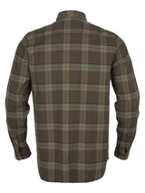 HARKILA Fjell Long Sleeved Shirt - Mens - Green Check