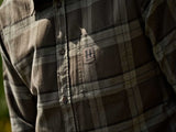 HARKILA Fjell Long Sleeved Shirt - Mens - Green Check
