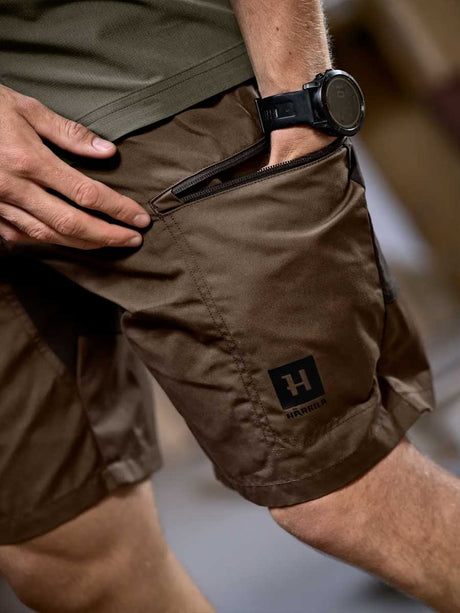 HARKILA Fjell Shorts - Mens - Dark Earth / Shadow Brown