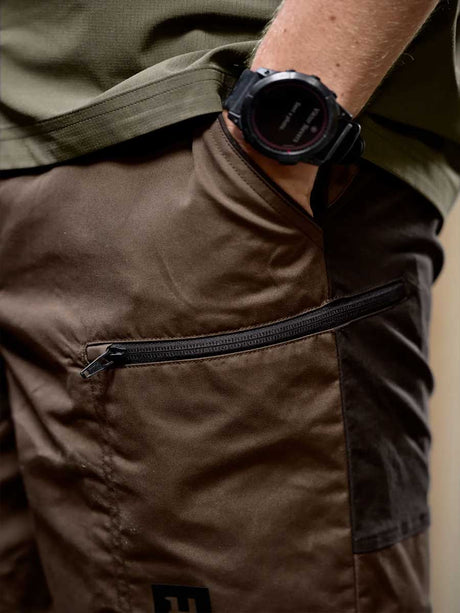 HARKILA Fjell Shorts - Mens - Dark Earth / Shadow Brown