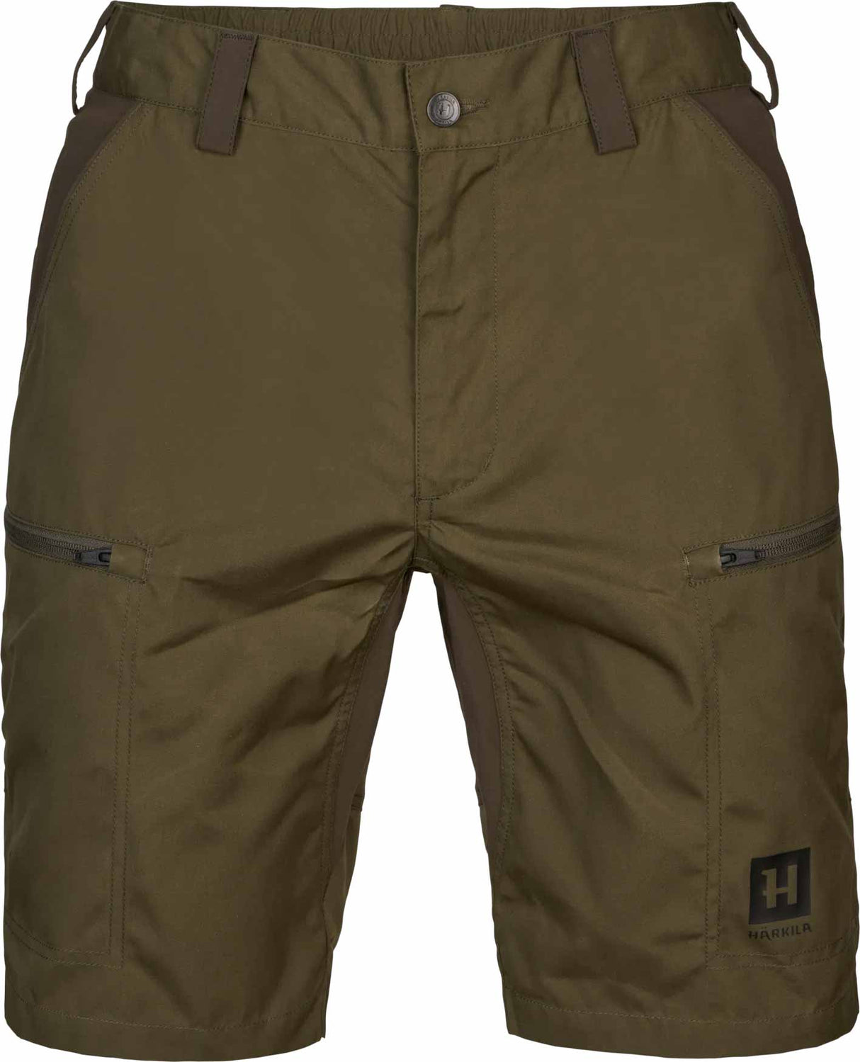 HARKILA Fjell Shorts - Mens - Dark Olive & Willow green