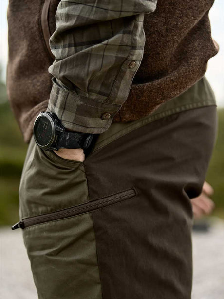 HARKILA Fjell Trousers - Mens - Grape Leaf / Willow Green