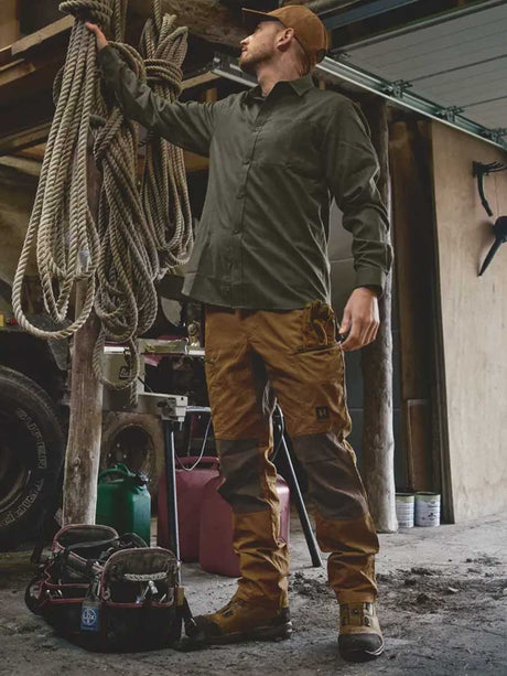 HARKILA Fjell Trousers - Mens - Rustique Clay / Brown