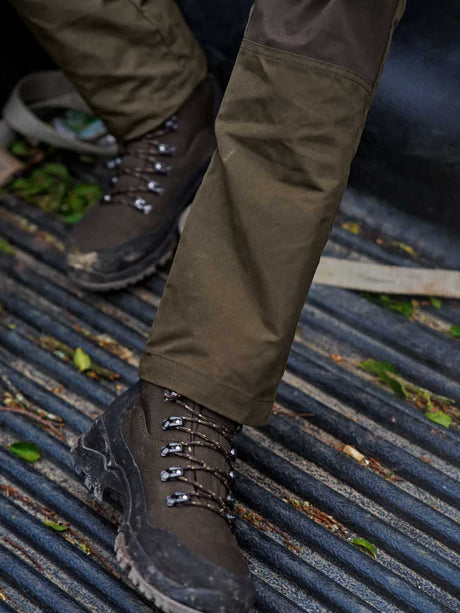 HARKILA Fjell Trousers - Mens - Willow Green / Shadow Brown