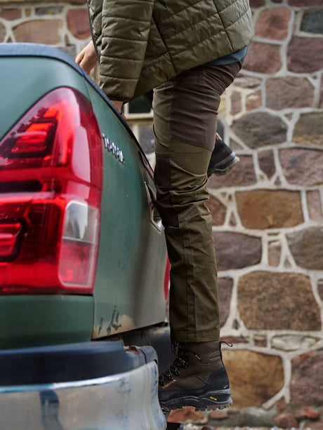 HARKILA Fjell Trousers - Mens - Willow Green / Shadow Brown