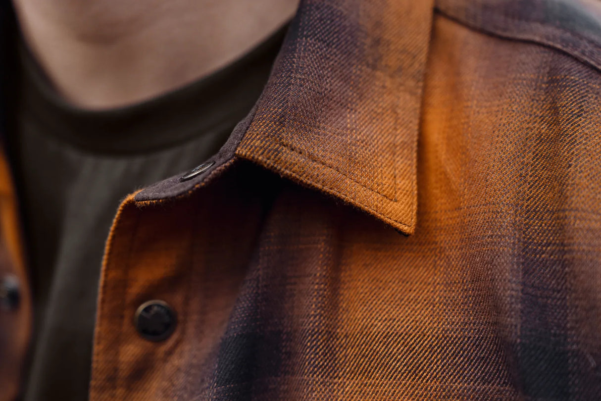 HARKILA Folke Long Sleeve Shirt - Mens - Maple Check