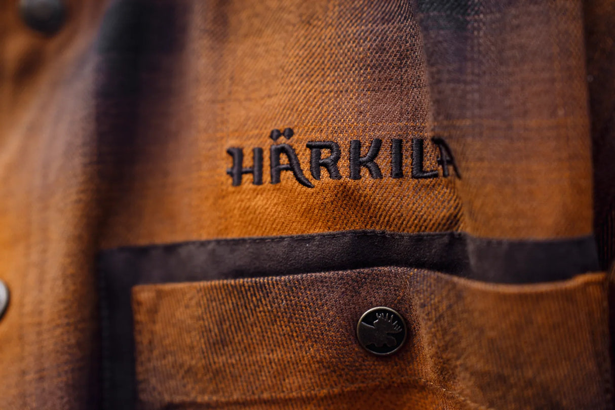 HARKILA Folke Long Sleeve Shirt - Mens - Maple Check