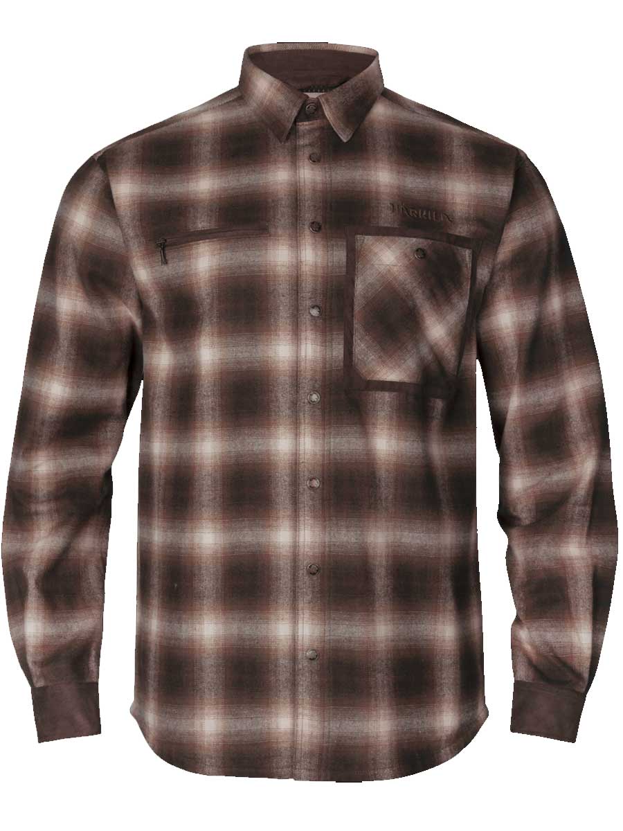 HARKILA Folke Shirt Jacket - Mens - Burgundy