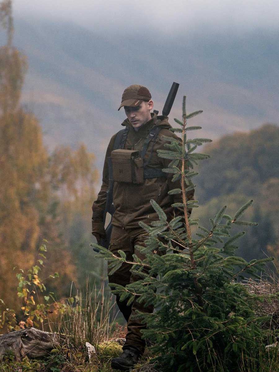 HARKILA Forest Hunter GTX Jacket - Mens - Hunting Green/Shadow Brown