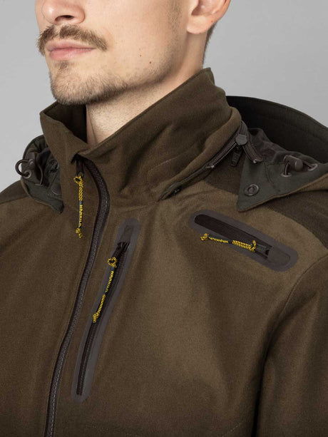 HARKILA Forest Hunter GTX Jacket - Mens - Hunting Green/Shadow Brown Harkila