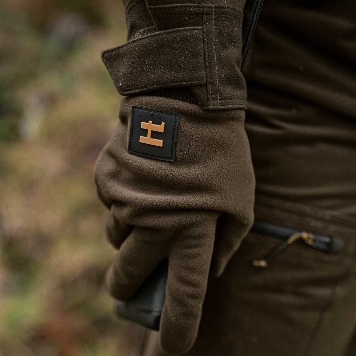 HARKILA Forest Hunter WSP Gloves - Hunting Green / Shadow Brown