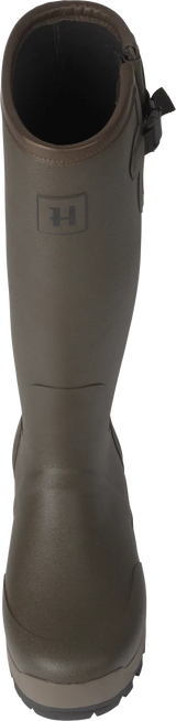 HARKILA Forester Gusset Wellington Boots - Dark Willow Green