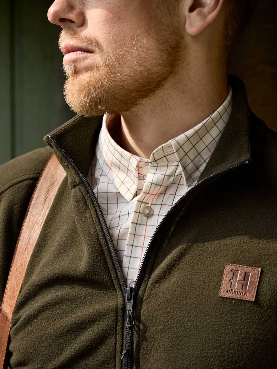 HARKILA Fyrr Fleece Pullover - Mens - Willow Green